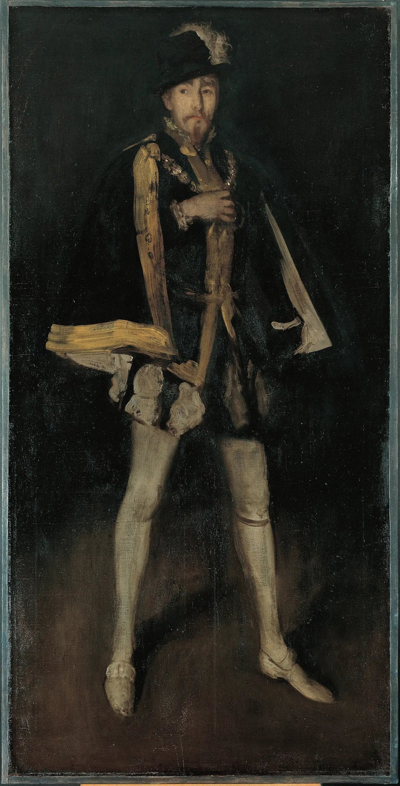 Siyah Düzenleme, no: 3: Sir Henry Irving'in İspanya Kralı II. Philip rolünde - James Abbott McNeill Whistler