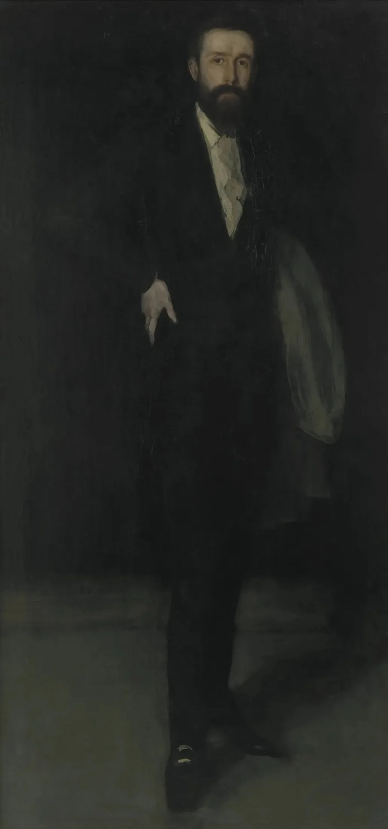 Siyah Düzenleme: F. R. Leyland Portresi - James Abbott McNeill Whistler