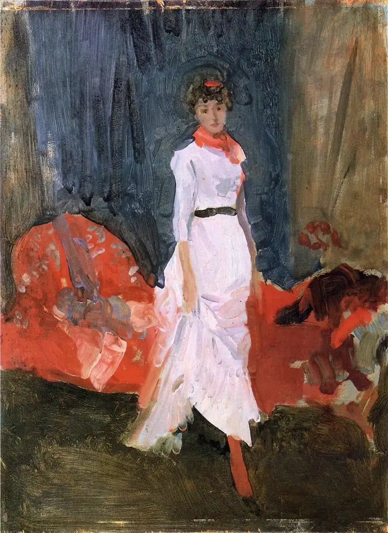 Pembe, Kırmızı ve Mor Düzenleme - James Abbott McNeill Whistler
