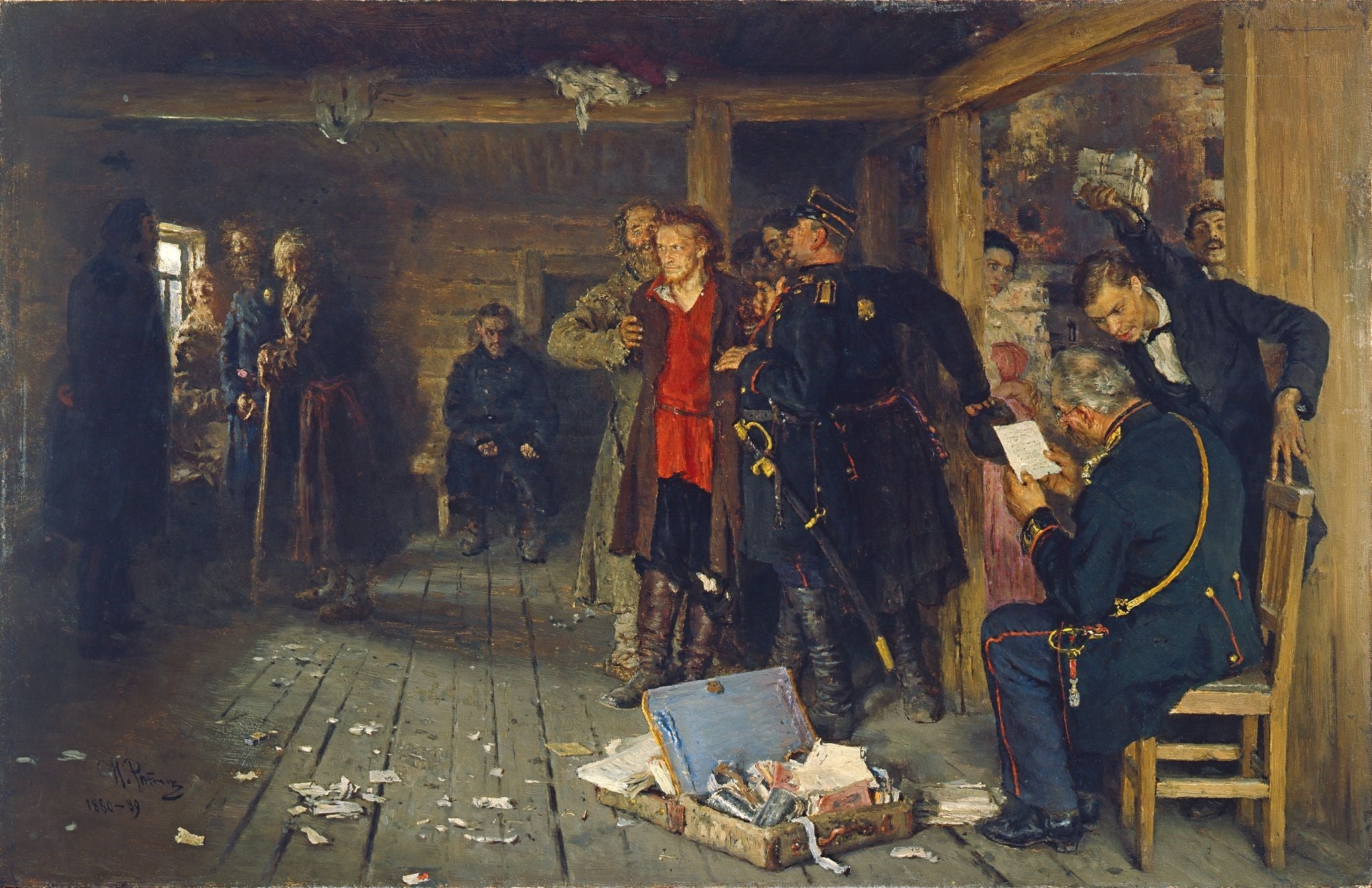 Arrestation d'un propagandiste - Ilya Repin