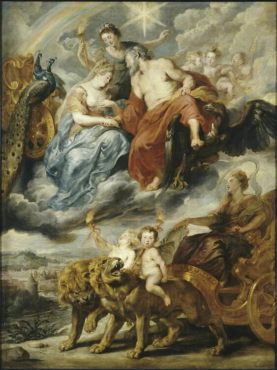 L'Arrivée de la reine à Lyon - Peter Paul Rubens