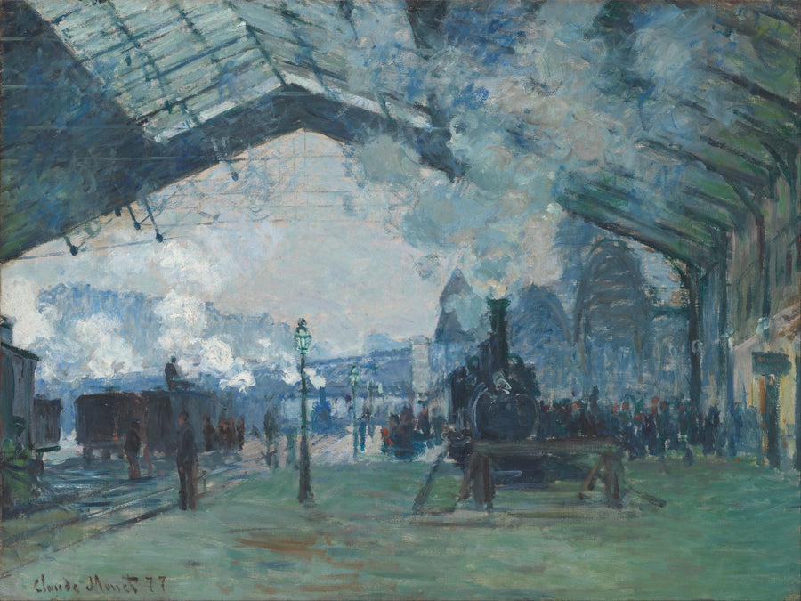 Normandiya treninin gelişi, Saint-Lazare istasyonu W440 - Claude Monet