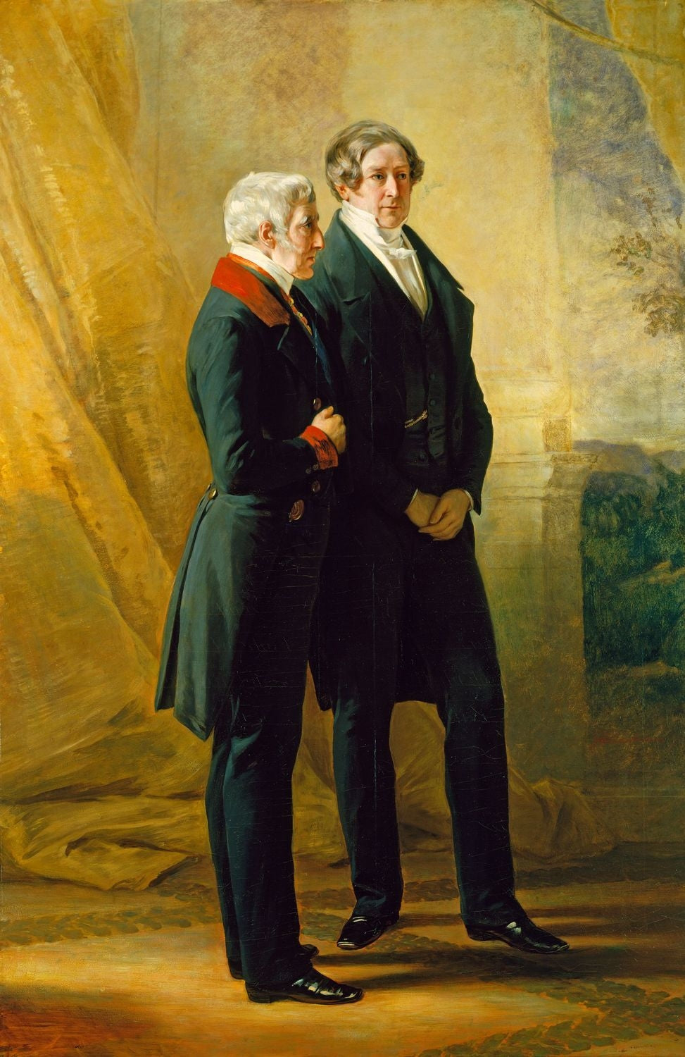 Arthur Wellesley, 1er duc de Wellington, avec Sir Robert Peel - Franz Xaver Winterhalter