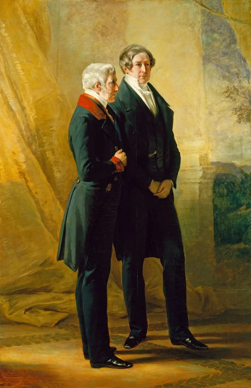 Arthur Wellesley, 1. Dük Wellington, ile Sir Robert Peel - Franz Xaver Winterhalter