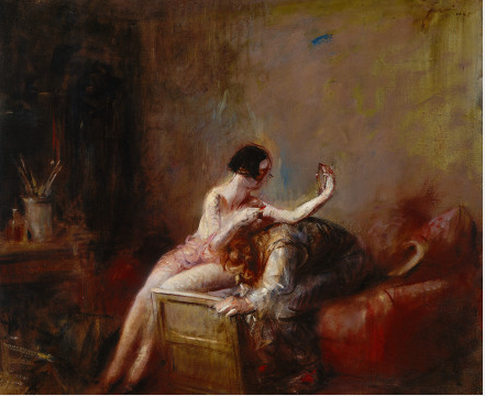 Sanatçı ve Model - Jean-Louis Forain
