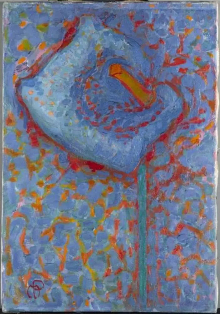 Reproduction du tableau « Arum d'Amérique - Piet Mondrian » par Alpha Reproduction en peinture à l’huile