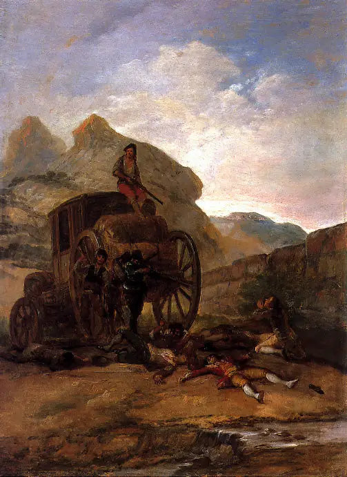 Hırsızların Saldırısı - Francisco de Goya