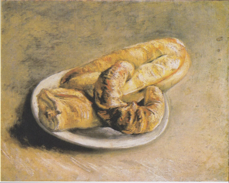 Natürmort, ekmekli tabak - Vincent van Gogh