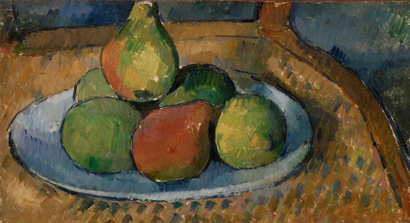 Bir Sandalyede Meyve Tabağı - Paul Cézanne