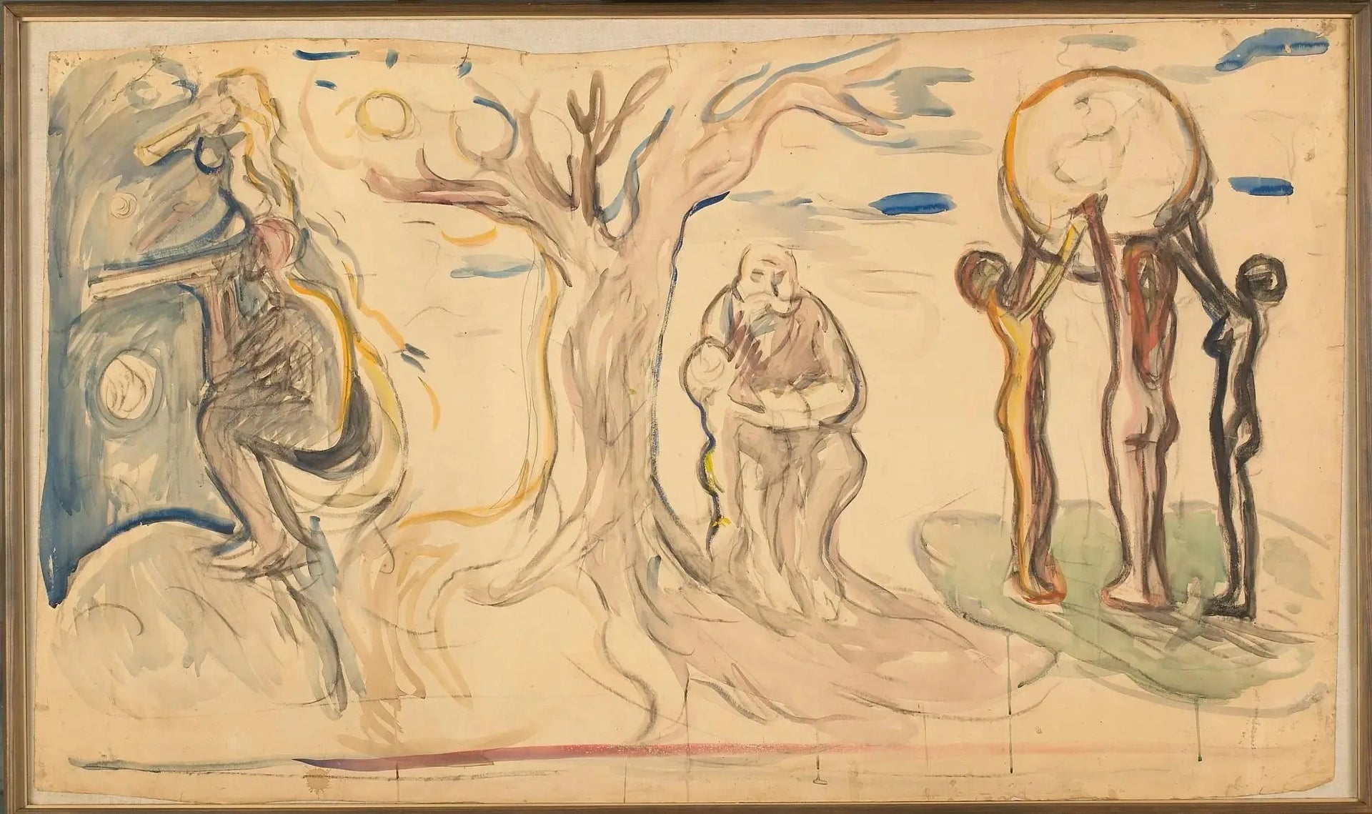 Astronomie, Histoire et Géographie - Edvard Munch image 1 tableau peint à l’huile sur toile