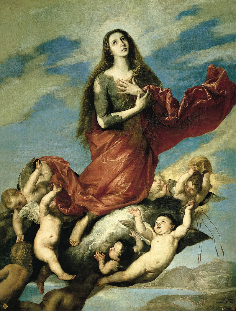 Magdalena'nın Kabulü, José de Ribera - Jusepe de Ribera