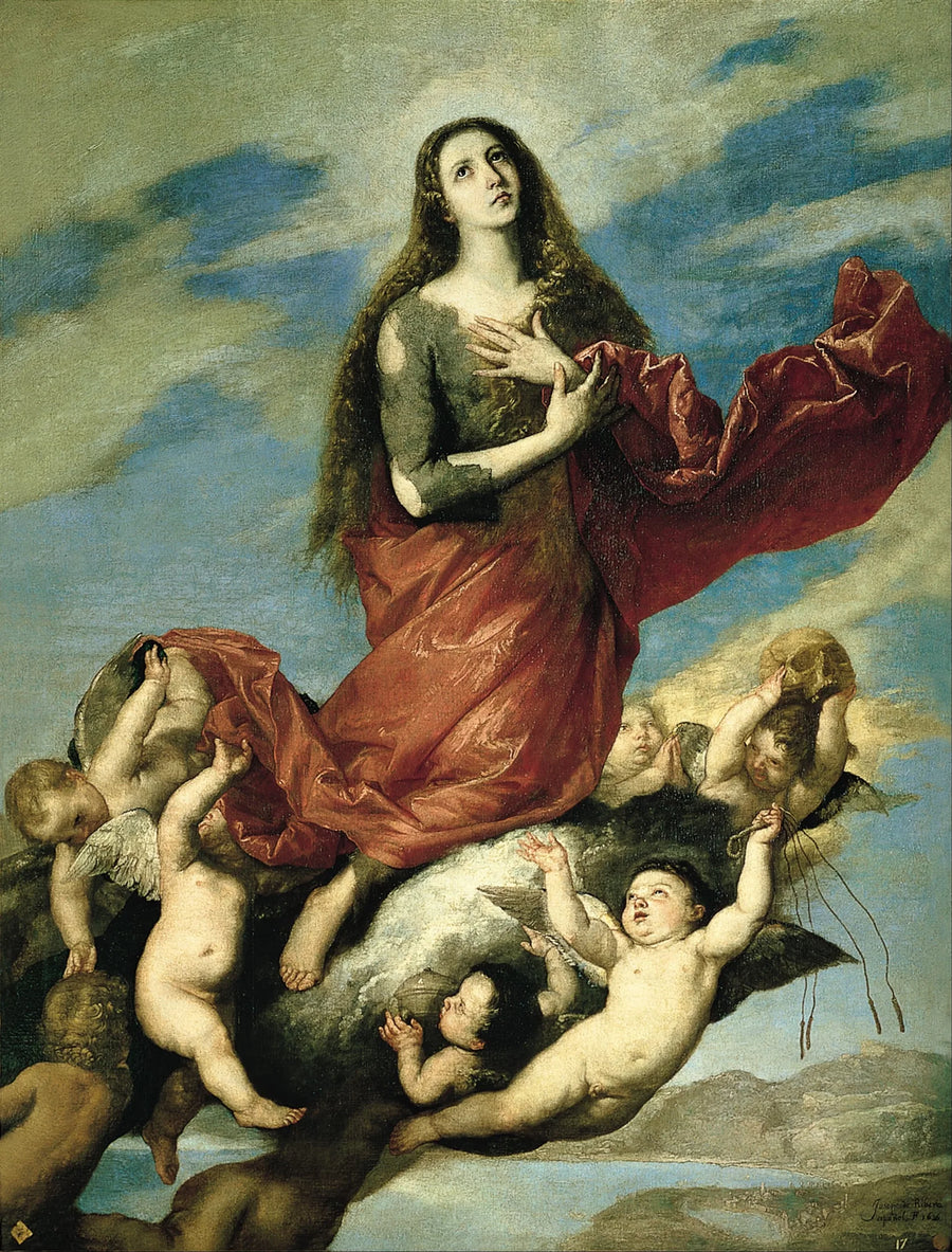 Magdalena'nın Kabulü, José de Ribera - Jusepe de Ribera