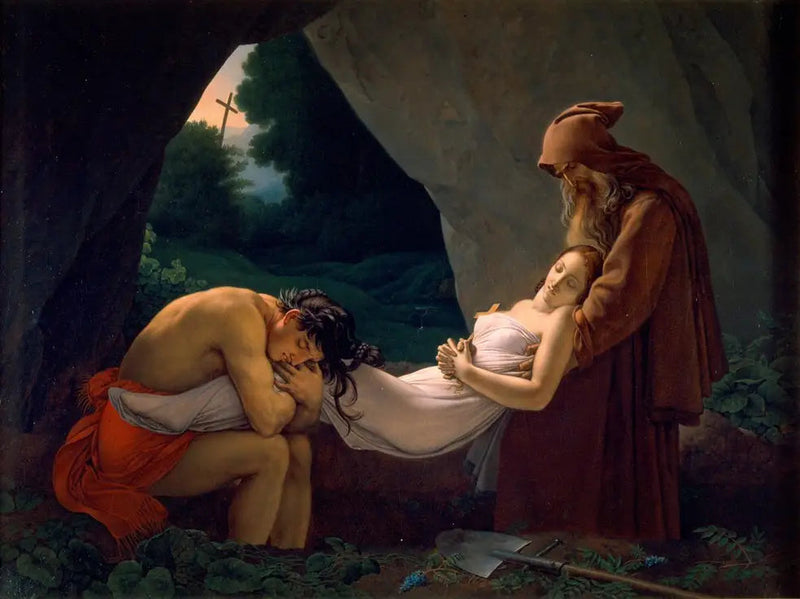Atala Mezarına Götürülüyor - Anne-Louis Girodet