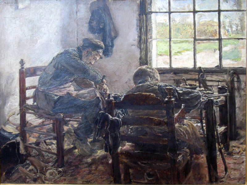 Ayakkabıcı Atölyesi - Max Liebermann