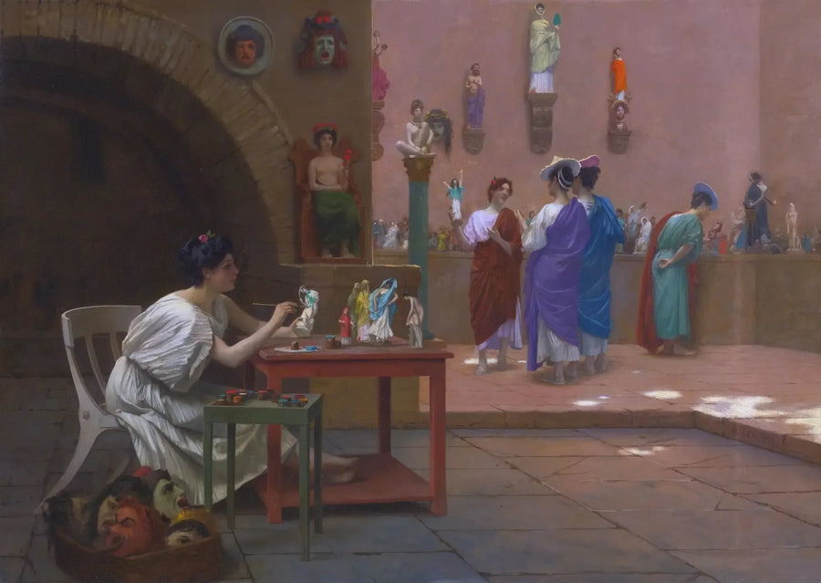 Tanagra Atölyesi - Jean-Léon Gérôme