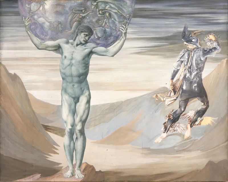 Atlas Taş Haline Getirilmiş - Edward Burne-Jones