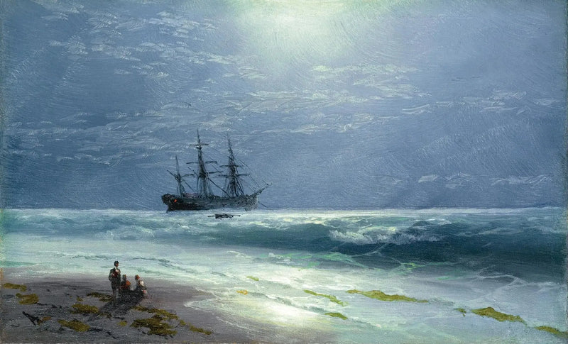 Ay Işığında İniş - Ivan Aïvazovski