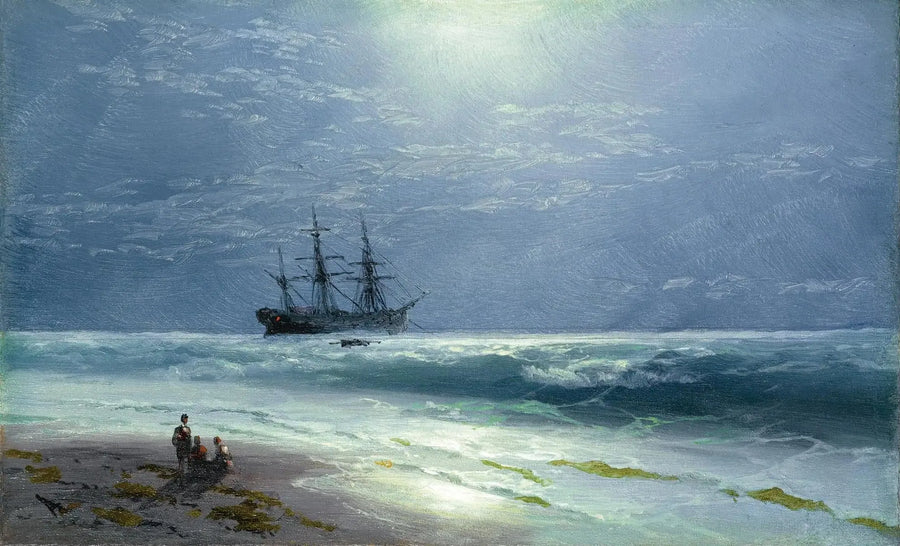 Ay Işığında İniş - Ivan Aïvazovski