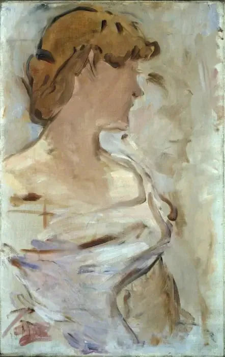 Balda - Marguerite de Conflans bal elbisesi içinde - Édouard Manet