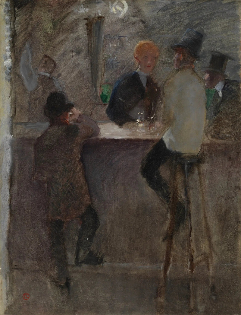 Bar'da - Henri de Toulouse-Lautrec