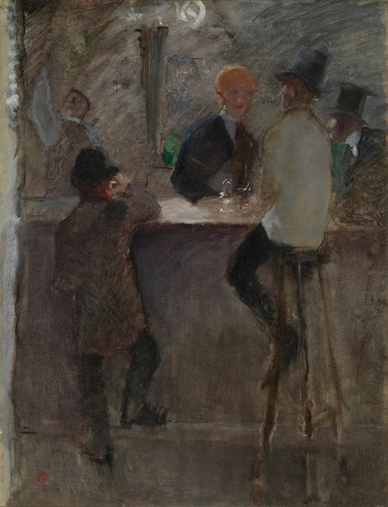 Bar'da - Henri de Toulouse-Lautrec