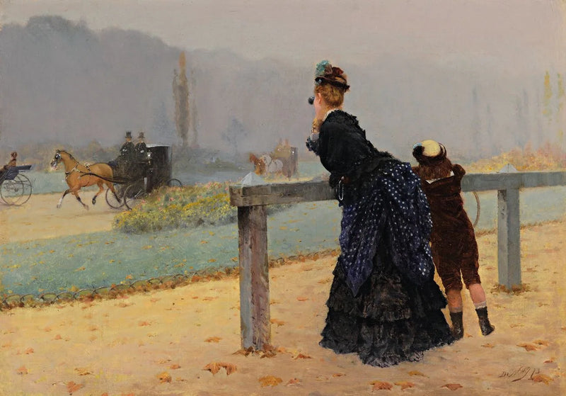 Boulogne Ormanı, Paris - Giuseppe De Nittis