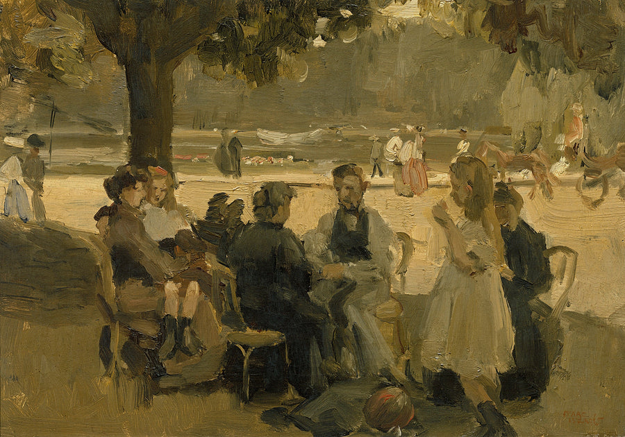 Paris yakınlarındaki Boulogne Ormanı - Isaac Israëls