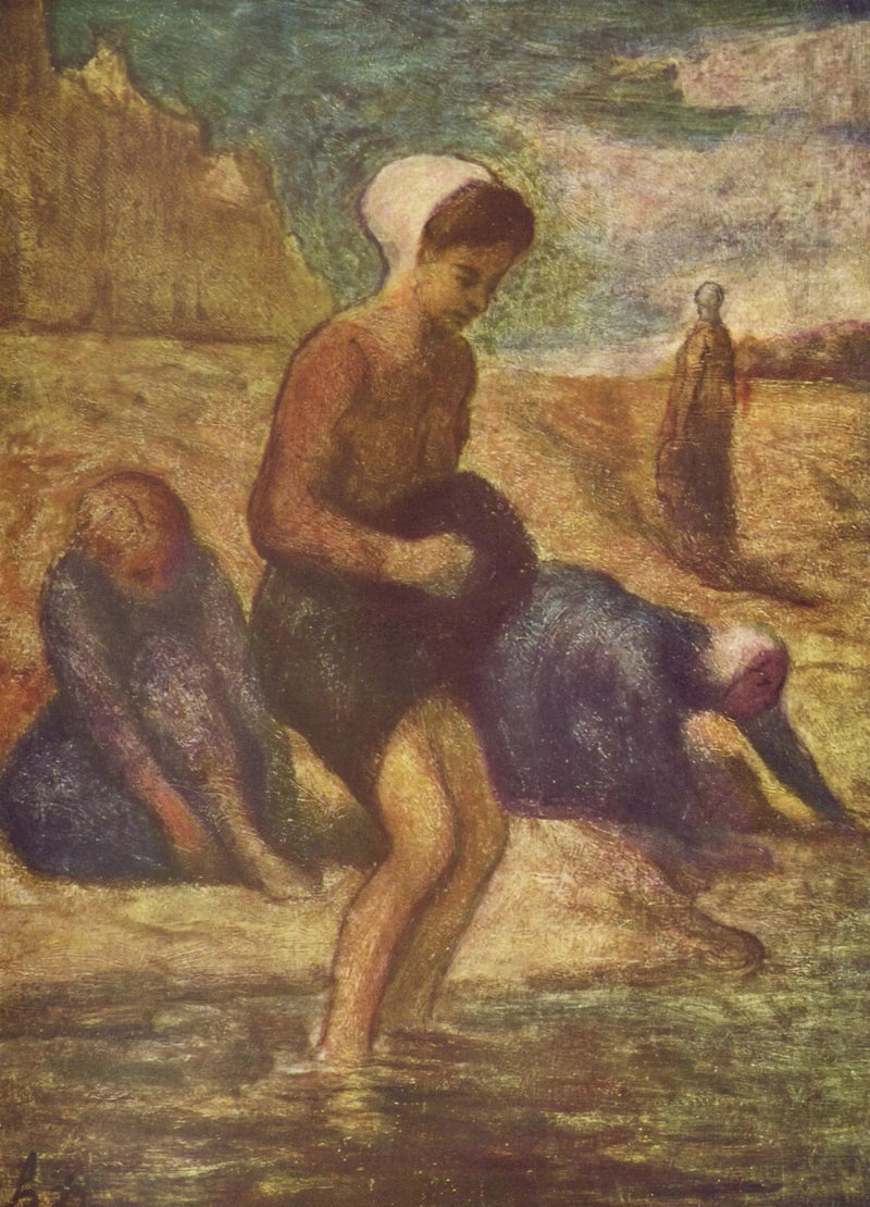 Su Kenarında - Honoré Daumier
