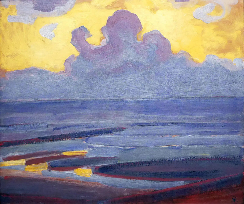 Denizin Kenarında - Piet Mondrian