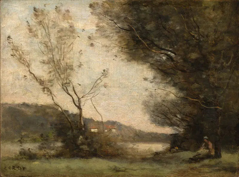 Nehir Kenarında - Jean-Baptiste Camille Corot