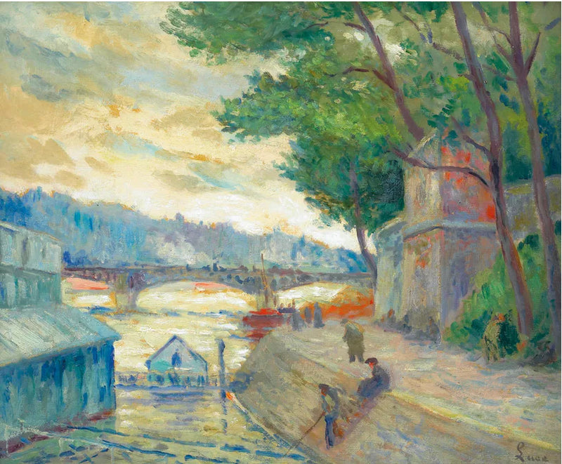 Seine kıyısında - Maximilien Luce