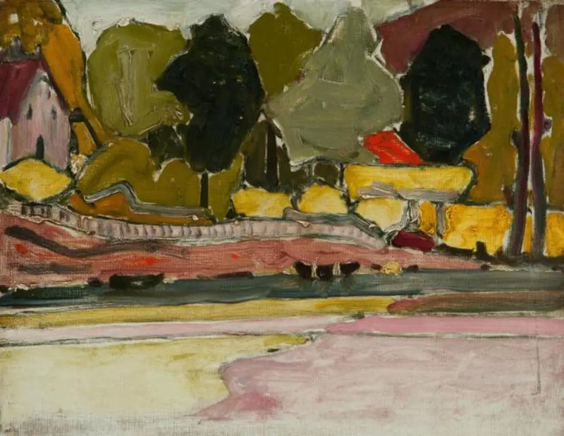 Bir Nehrin Kenarında - Piet Mondrian