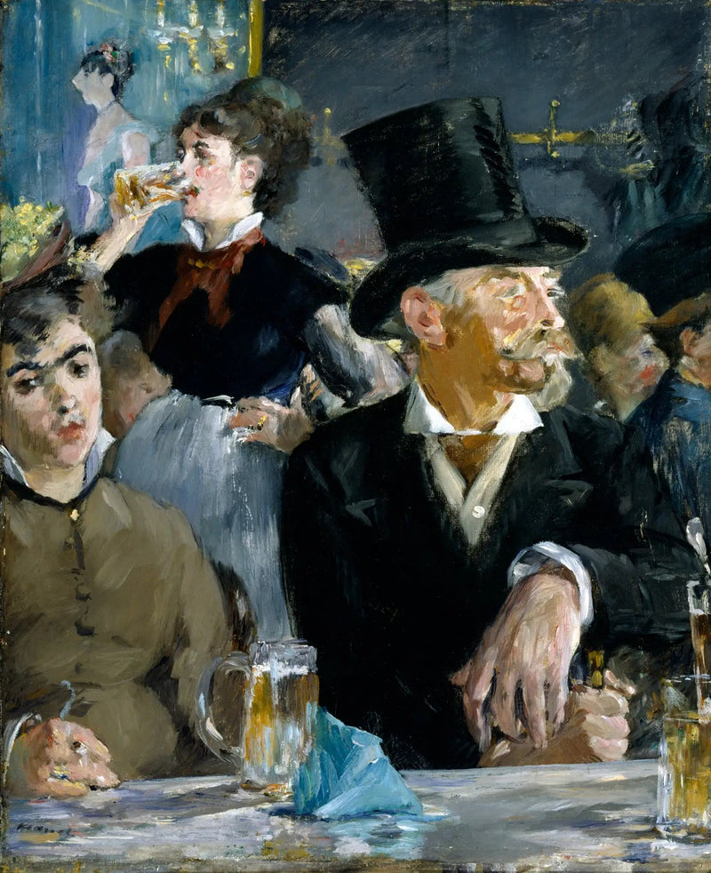Kafede, Kafe-konser - Édouard Manet