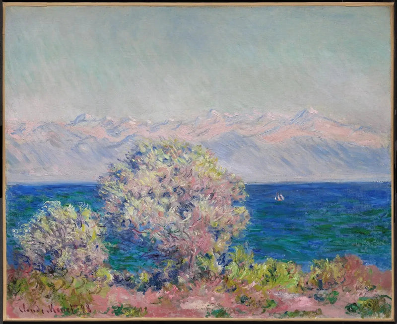 Mistral rüzgarıyla Cap d'Antibes - Claude Monet