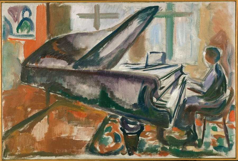 Büyük Piyano - Edvard Munch
