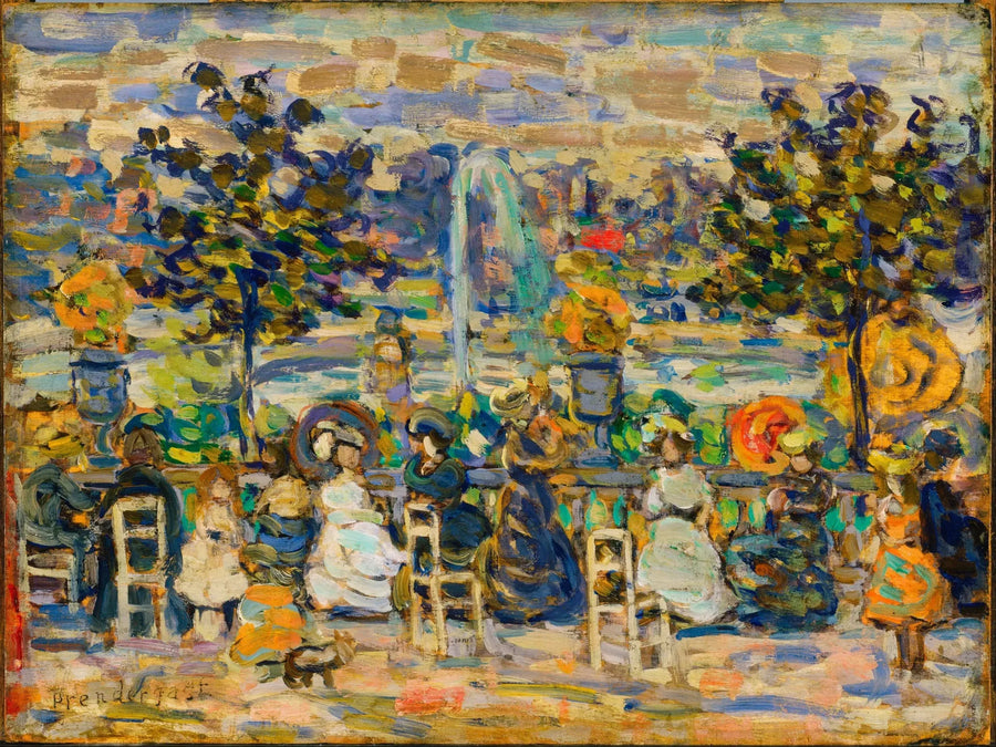Luxembourg Bahçesinde - Maurice Prendergast