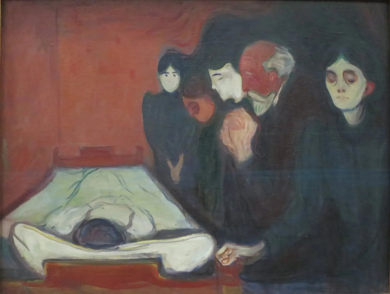 Ölüm Yatağında - Edvard Munch