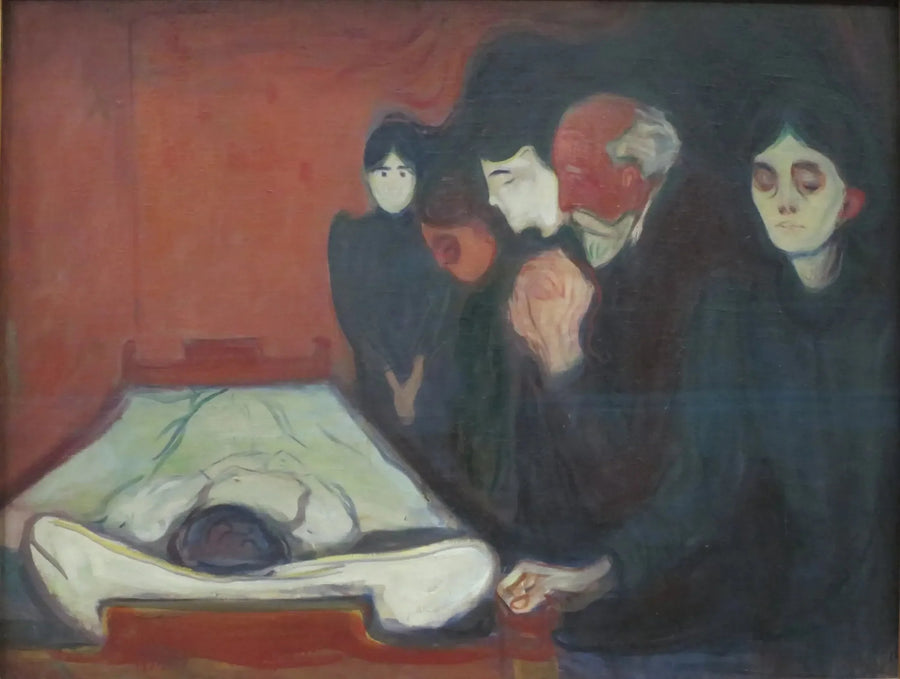 Ölüm Yatağında - Edvard Munch