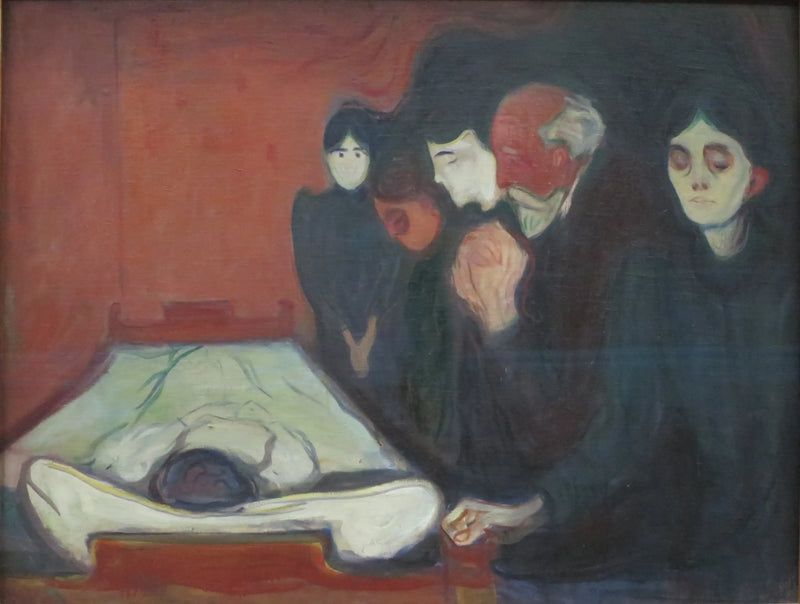 Ölüm Yatağında - Edvard Munch