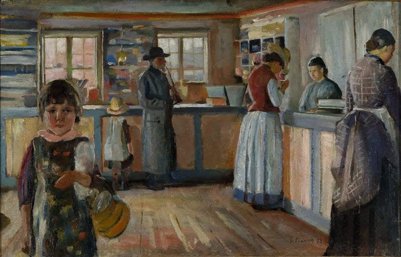 Vrengen'deki Dükkan - Edvard Munch