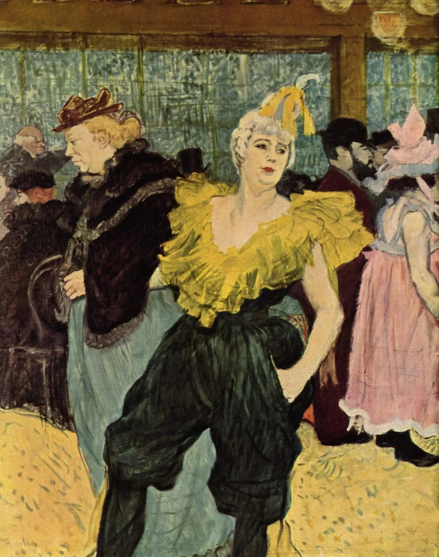 Kırmızı Değirmen'de: Palyaço Cha-U-Kao - Henri de Toulouse-Lautrec