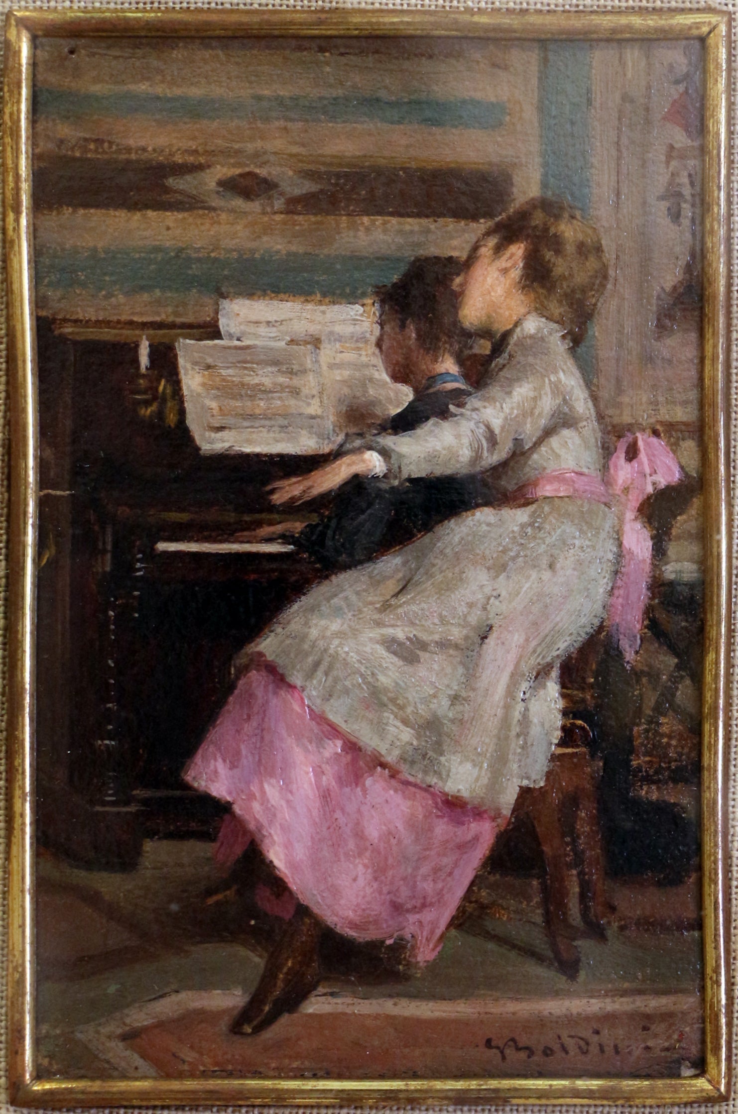 Au piano - Giovanni Boldini
