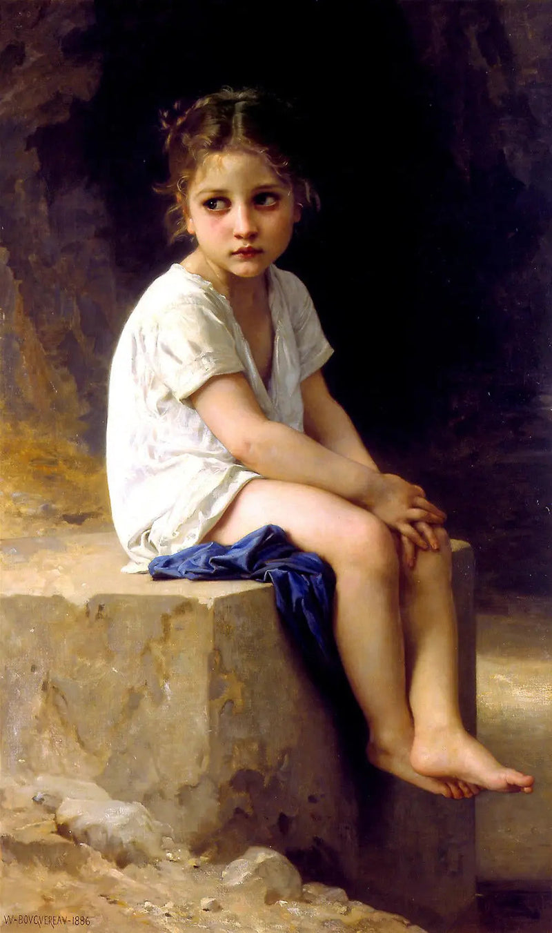Uçurumun Kenarında - Bouguereau