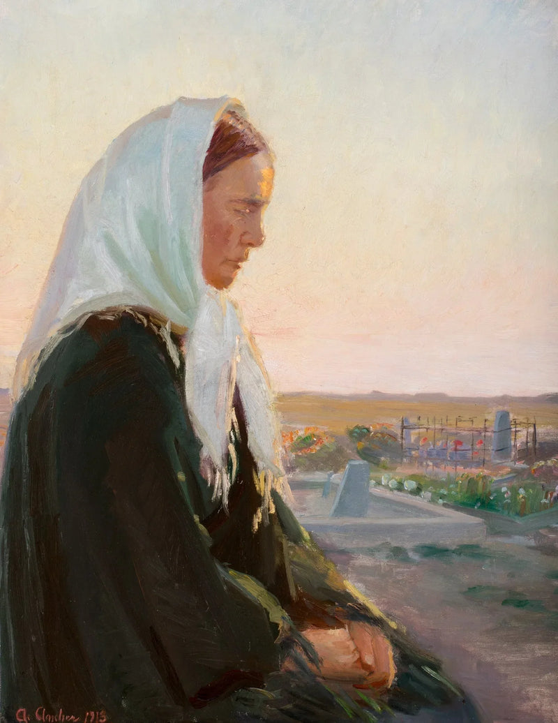 Mezarın Dibinde. - Anna Ancher