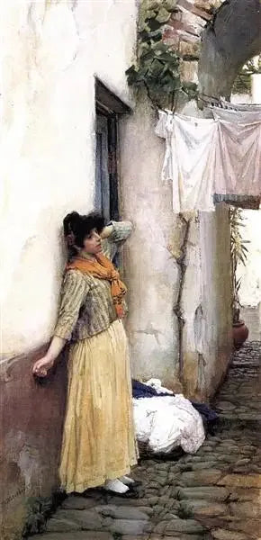 Dinlenme - John William Waterhouse