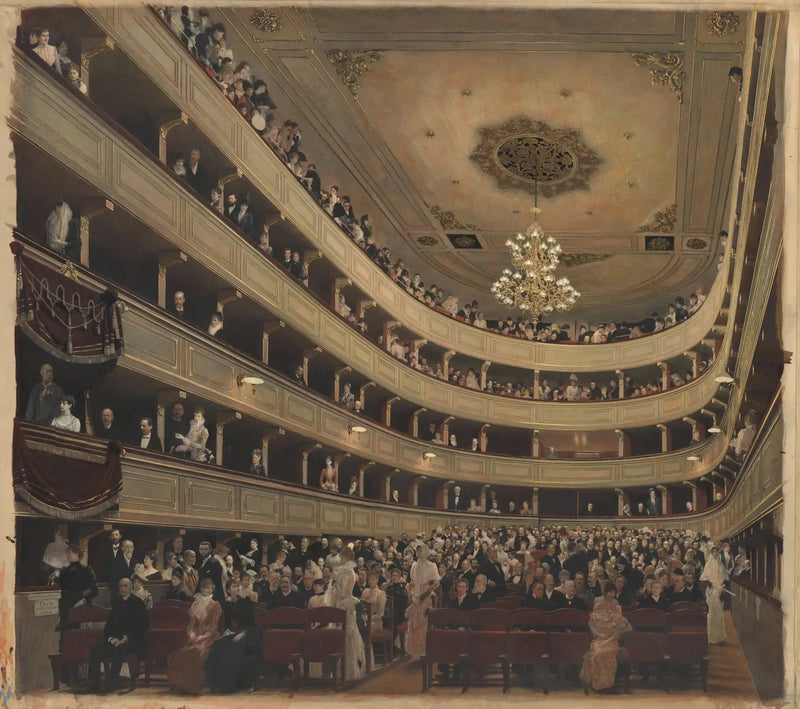 Eski Burgtheater Konser Salonu - Gustav Klimt