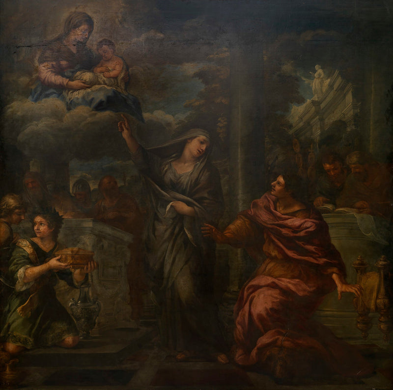 Auguste ve Tiburtine Sibylisi - Pietro da Cortona