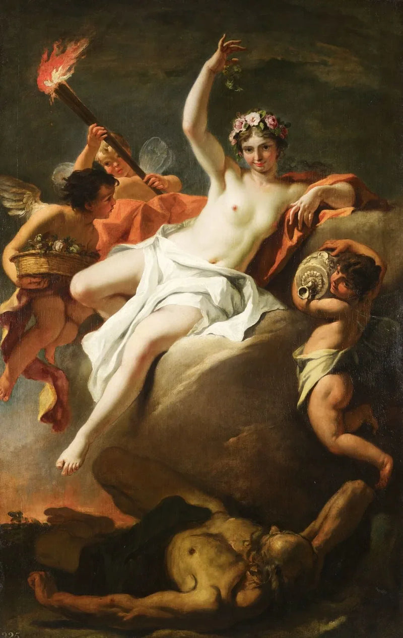 Aurore ve Tithon - Sebastiano Ricci