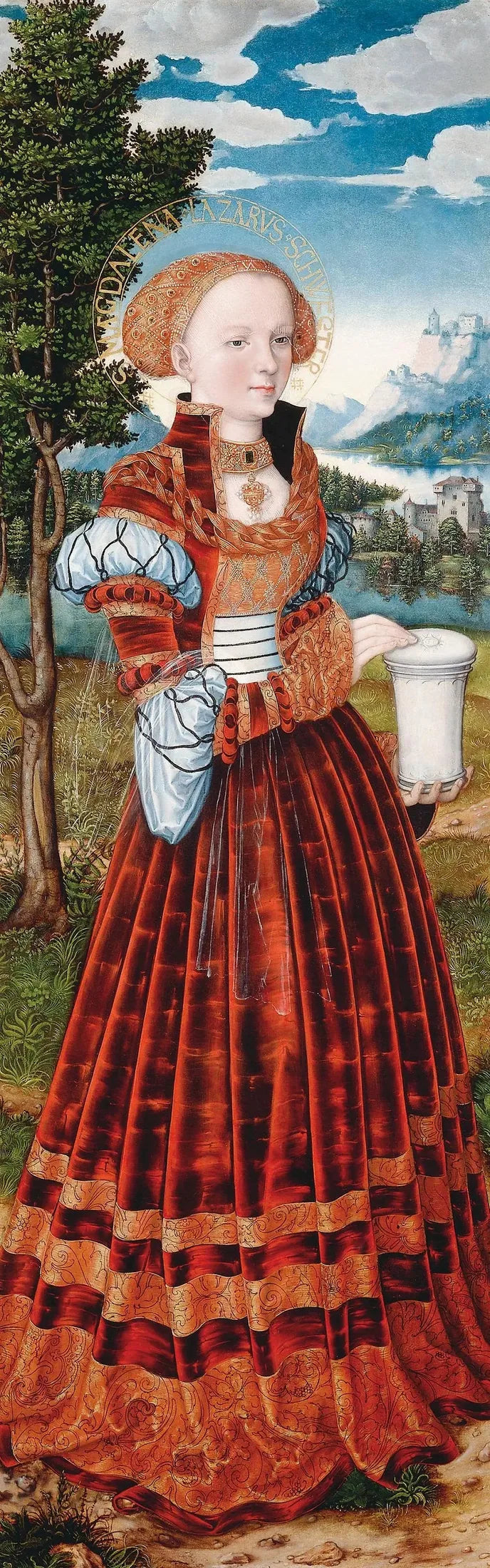 Madeleine Çerçevesi: Meryem Magdalene - Lucas Cranach the Elder