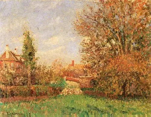 Éragny'deki Çayırda Sonbahar - Camille Pissarro